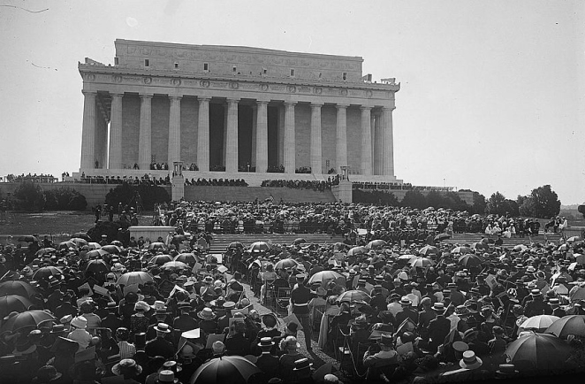 Dedication of Lincoln Memorial_30 May 1922_LOC_pubdomain